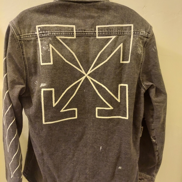 Off White Denim Shirt - Picture 3 of 10